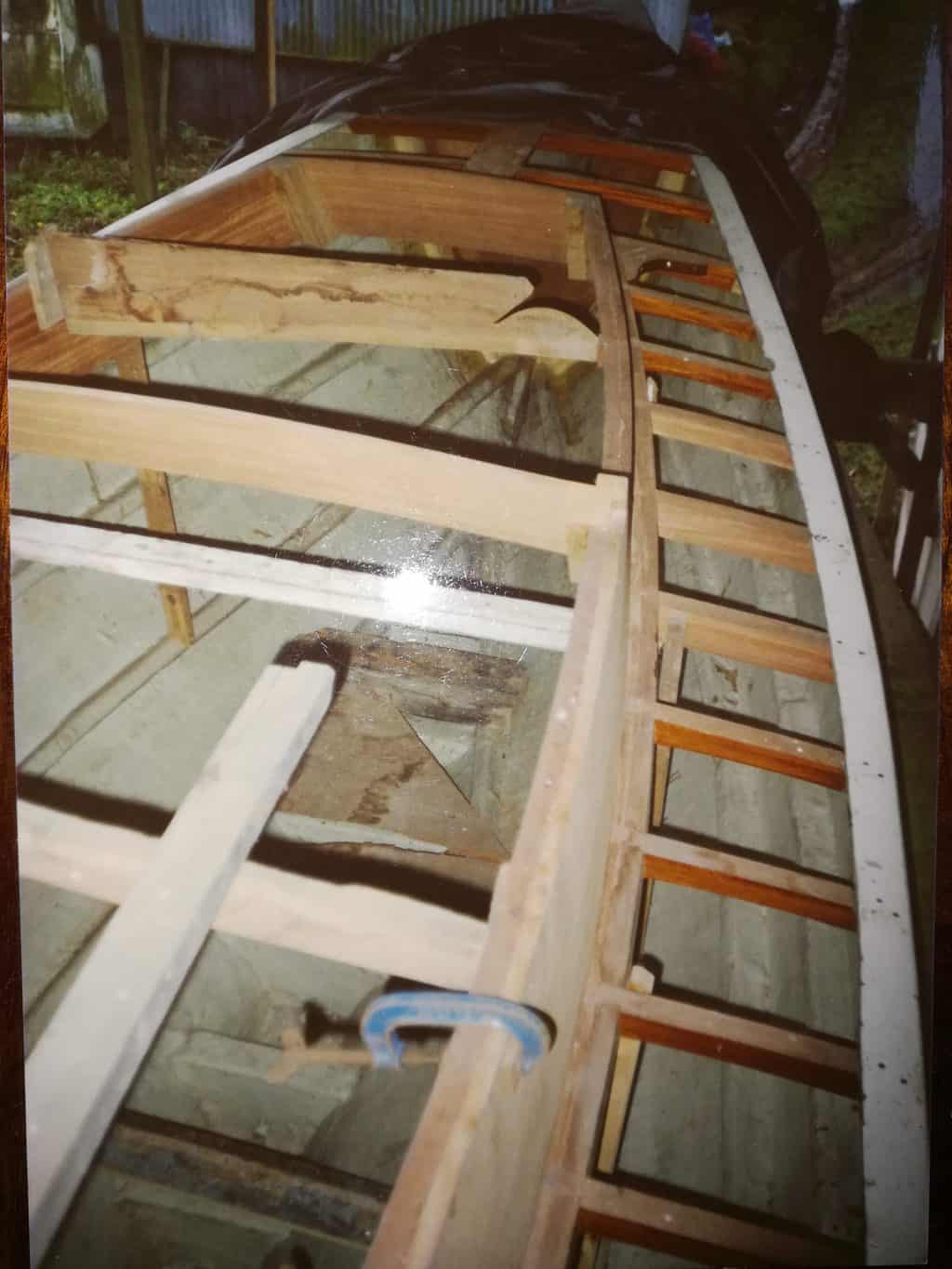 Structural Beams On A Yacht