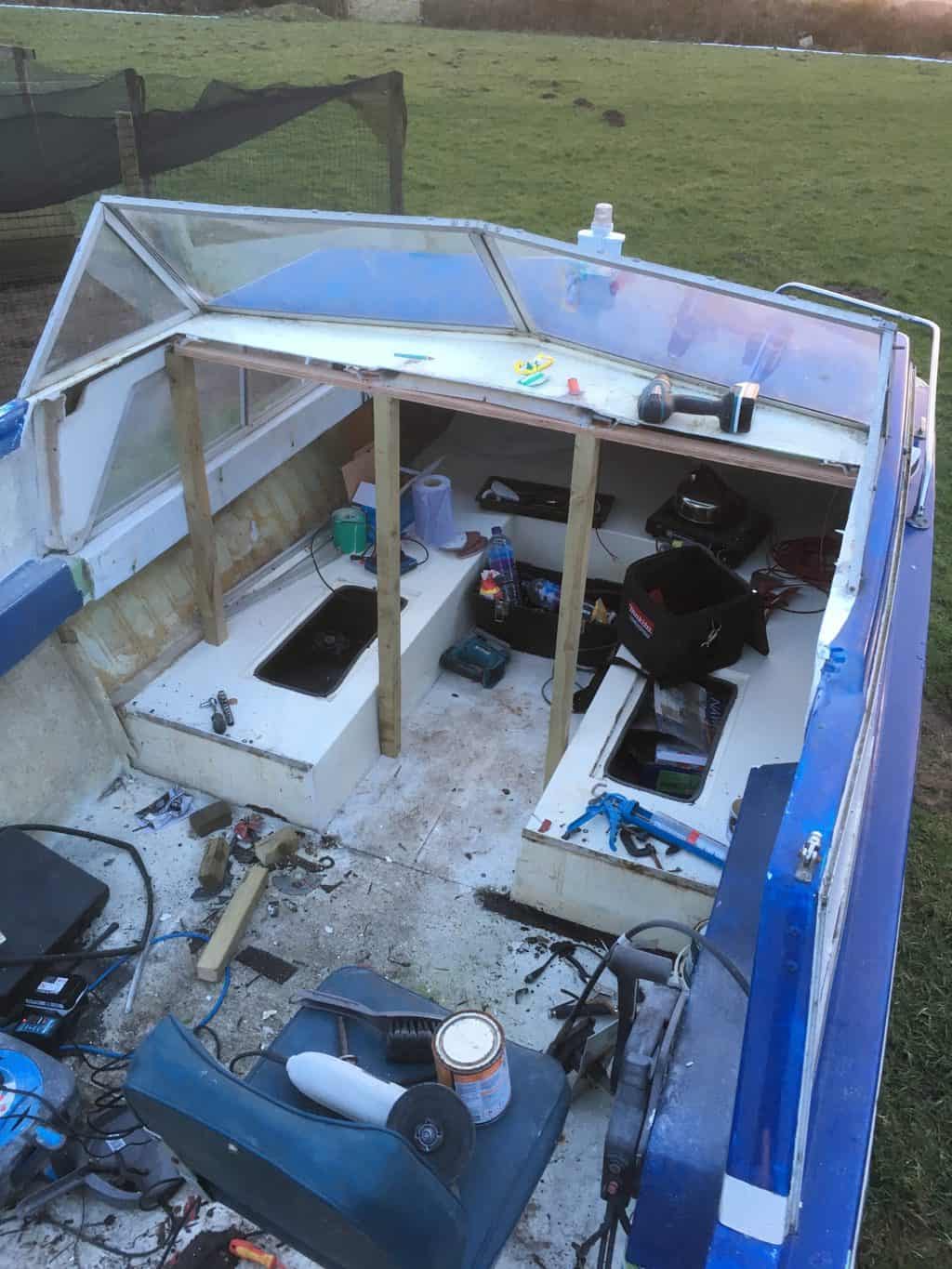 Stripped Out Project Boat